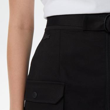  Kadın Relaxed Fit Siyah Etek