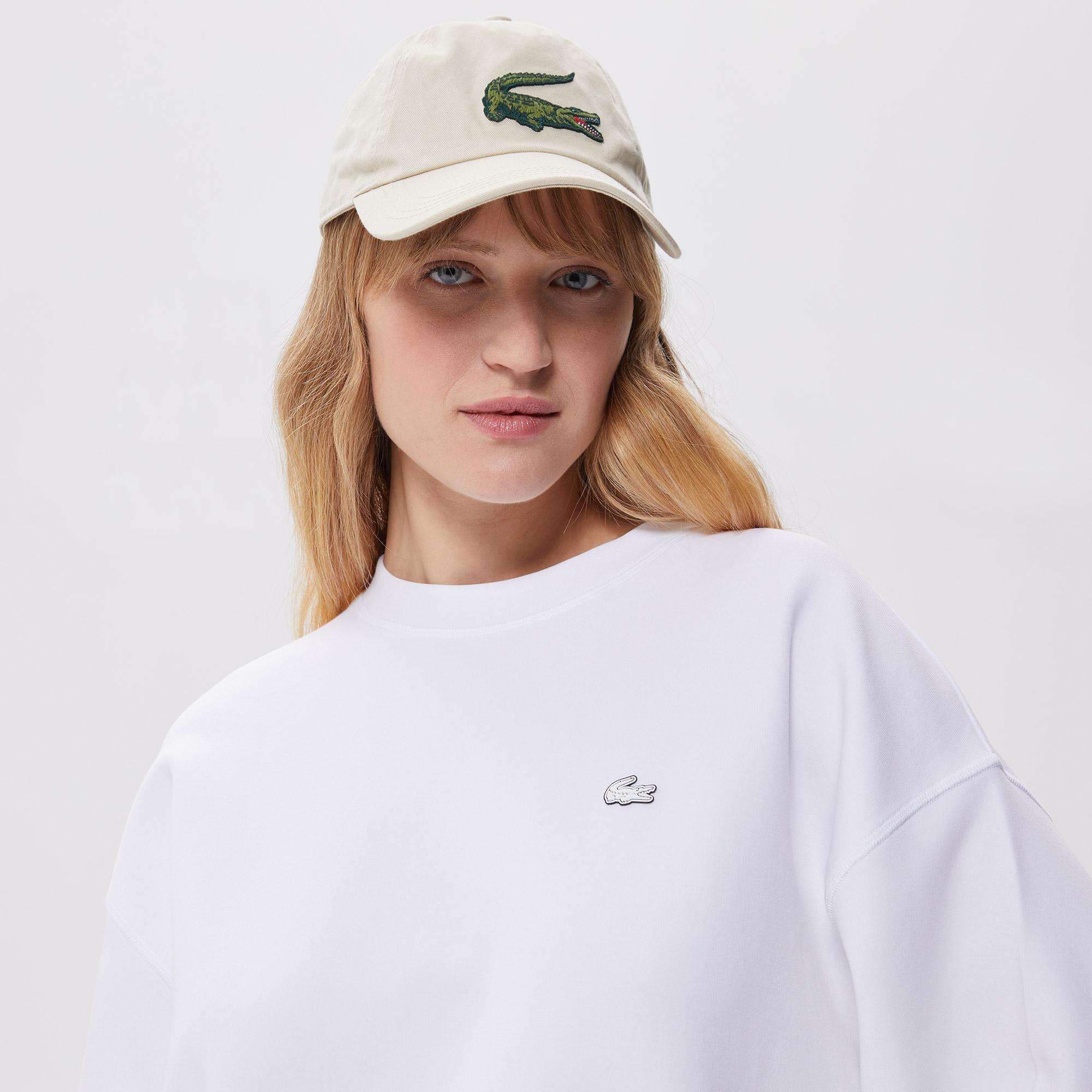 Lacoste Kadın Beyaz Günlük Sweatshirt
