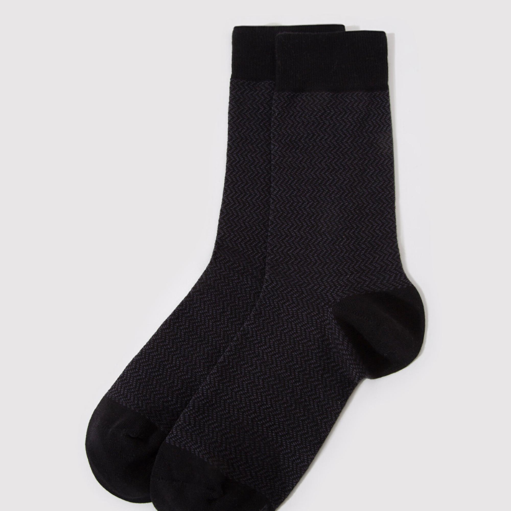 Mavi Siyah Soket Çorap 0911582-900