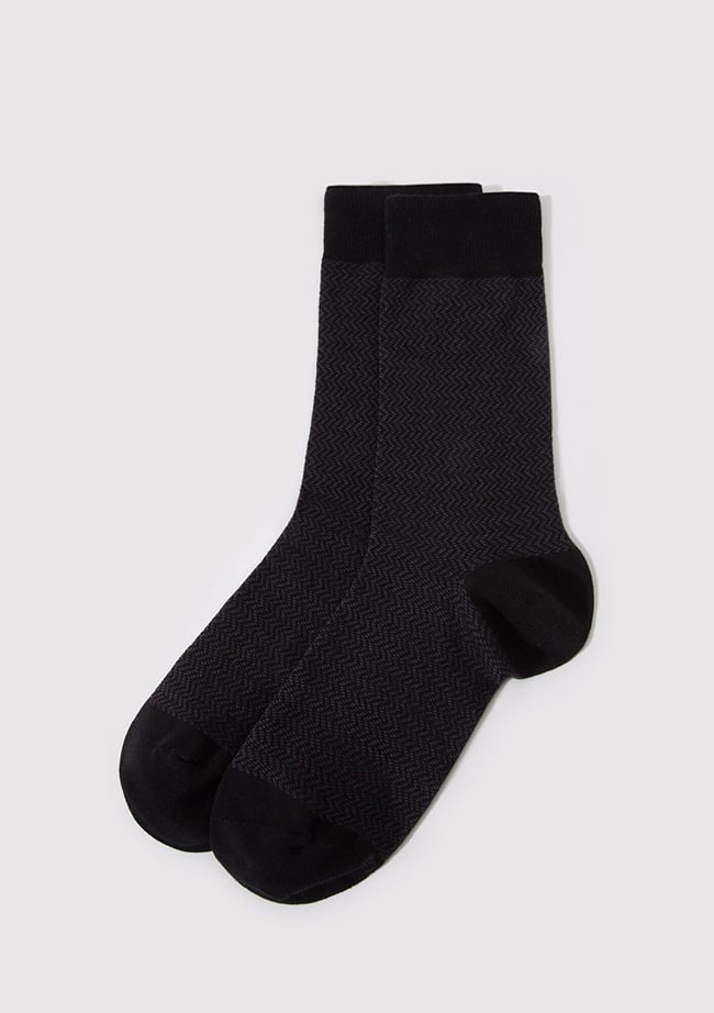  Mavi Siyah Soket Çorap 0911582-900