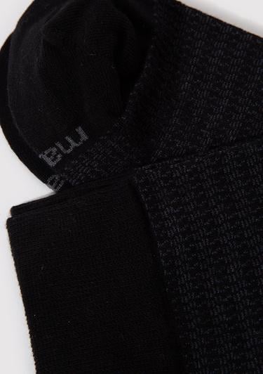  Mavi Siyah Soket Çorap 0911602-900