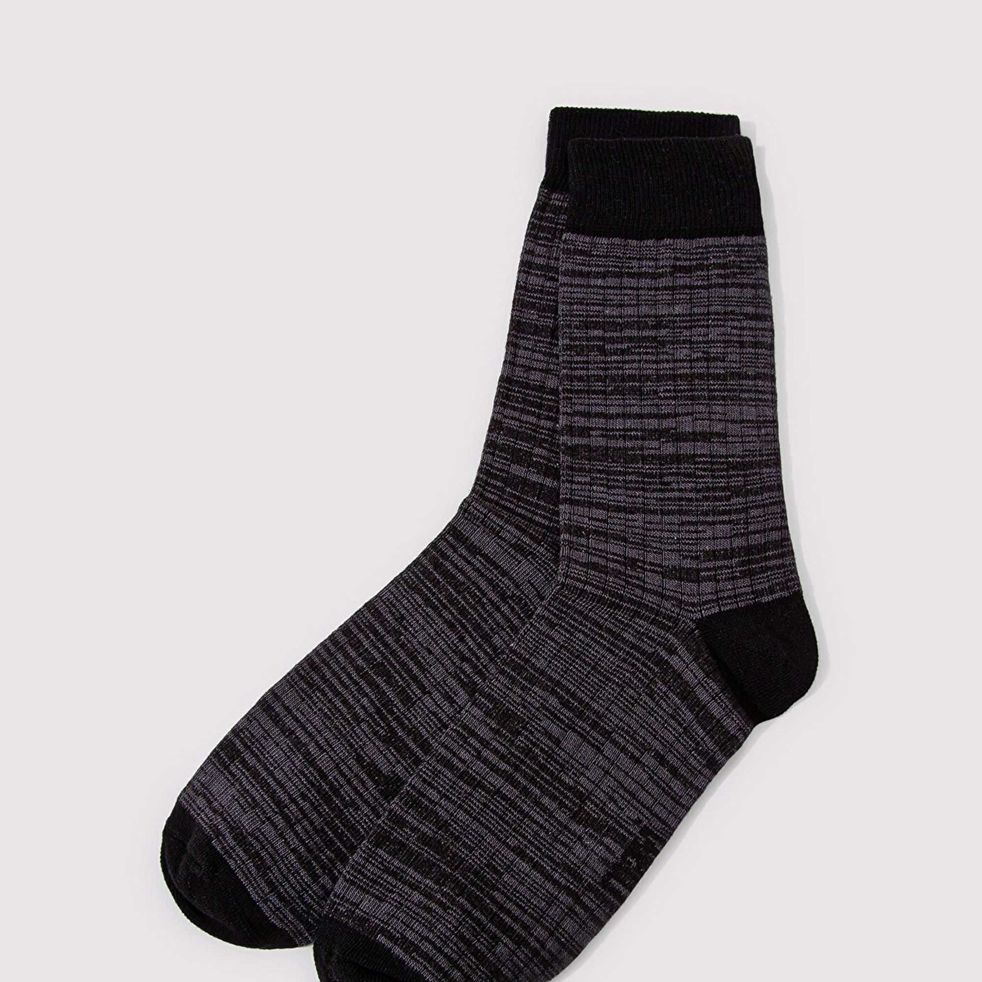 Mavi Siyah Soket Çorap 0911617-900