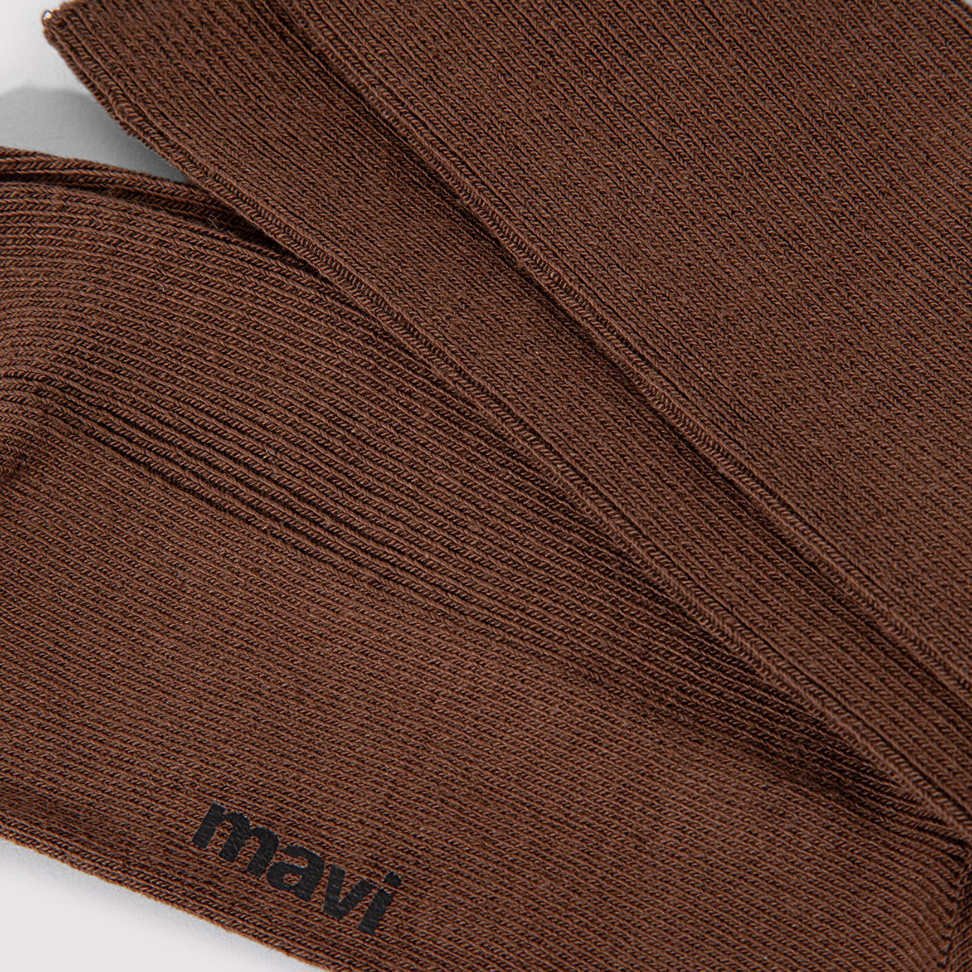 Mavi Kahverengi Soket Çorap 1911884-82337