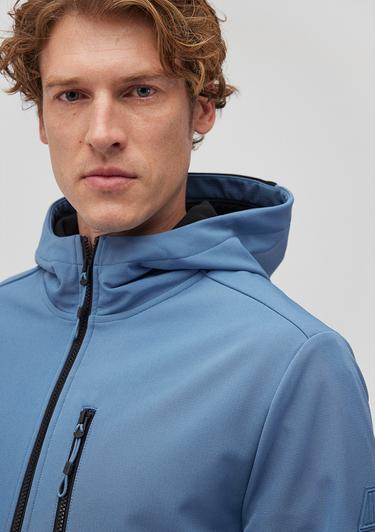  Mavi Kapüşonlu Mavi Ceket Slim Fit / Dar Kesim 0110351-70744