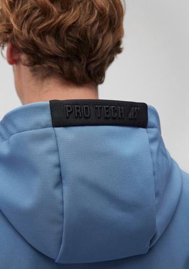  Mavi Kapüşonlu Mavi Ceket Slim Fit / Dar Kesim 0110351-70744