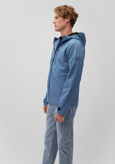  Mavi Kapüşonlu Mavi Ceket Slim Fit / Dar Kesim 0110351-70744