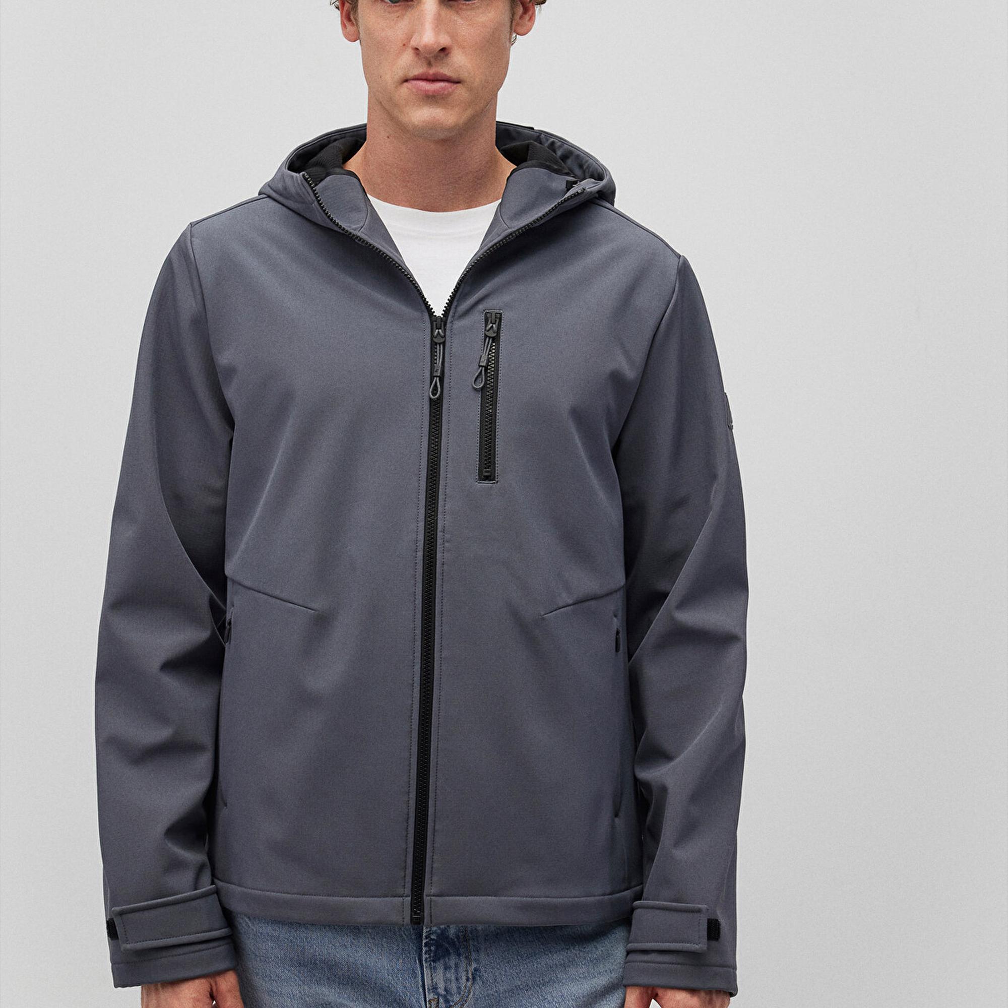 Mavi Kapüşonlu Lacivert Ceket Slim Fit / Dar Kesim 0110351-80776