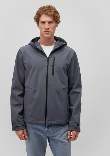  Mavi Kapüşonlu Lacivert Ceket Slim Fit / Dar Kesim 0110351-80776