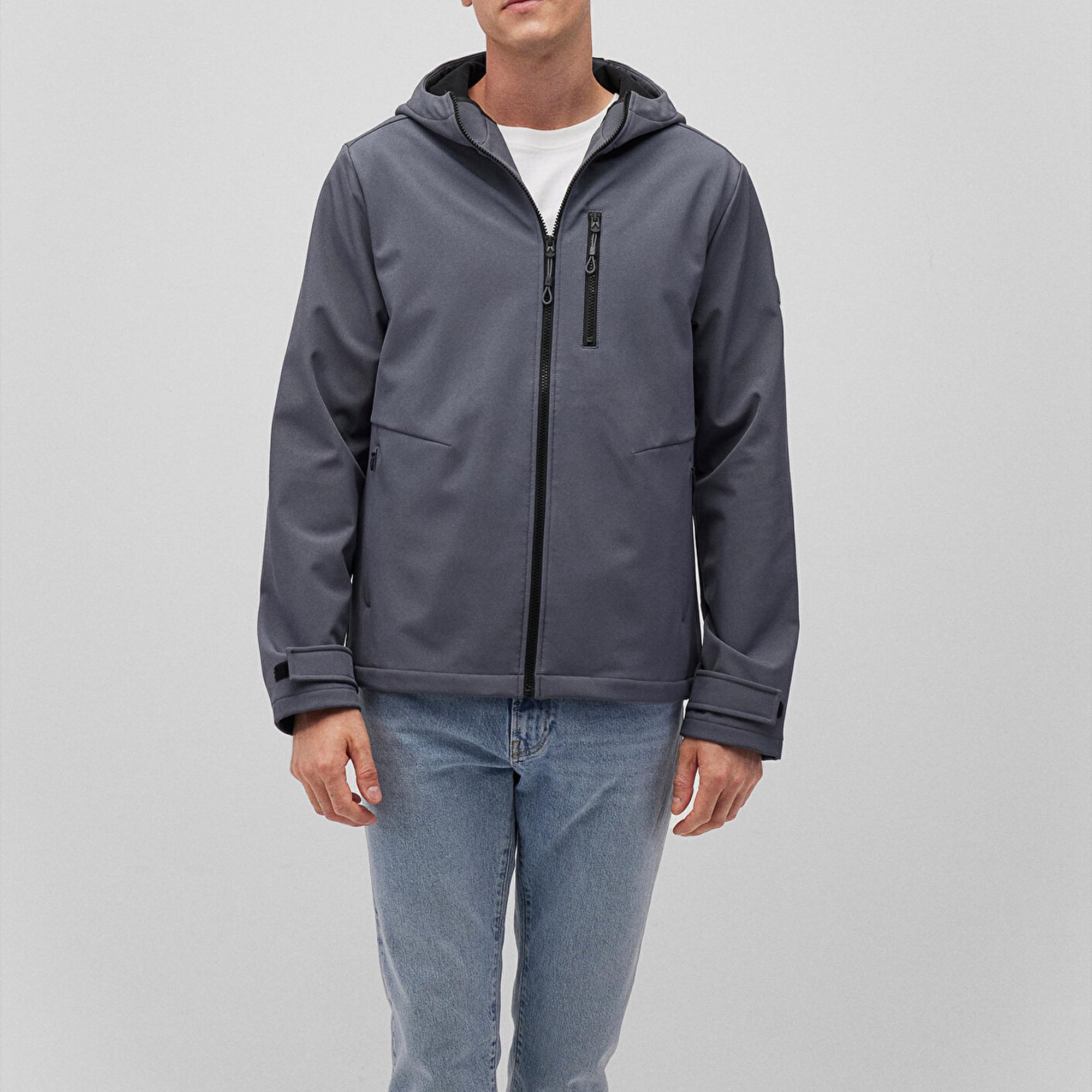 Mavi Kapüşonlu Lacivert Ceket Slim Fit / Dar Kesim 0110351-80776