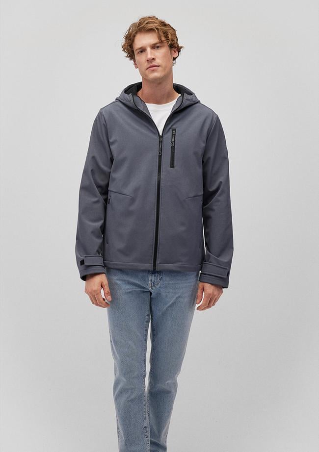  Mavi Kapüşonlu Lacivert Ceket Slim Fit / Dar Kesim 0110351-80776