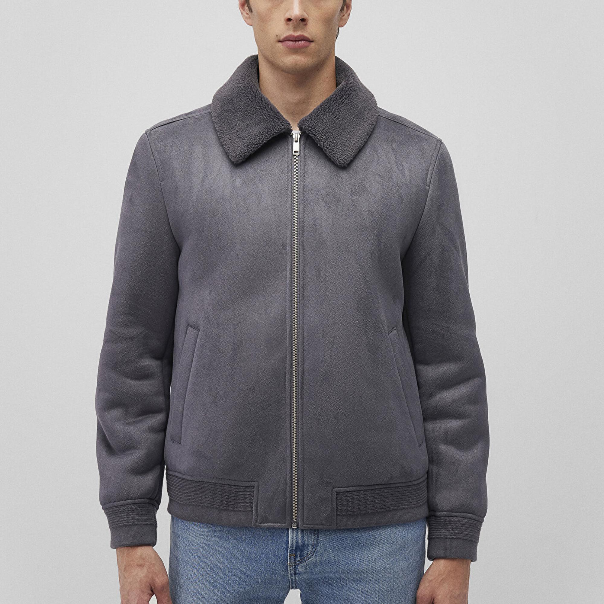 Mavi Lacivert Suni Deri Ceket Regular Fit / Normal Kesim 0110450-80776