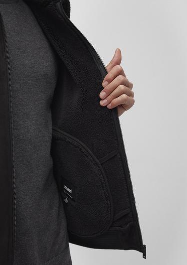  Mavi Siyah Suni Deri Ceket Regular Fit / Normal Kesim 0110450-900