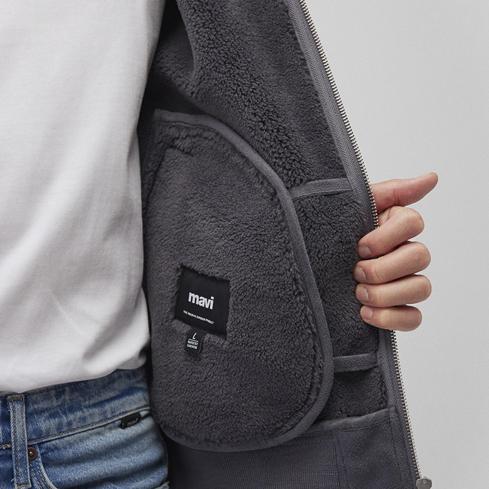 Mavi Lacivert Suni Deri Ceket Regular Fit / Normal Kesim 0110450-80776