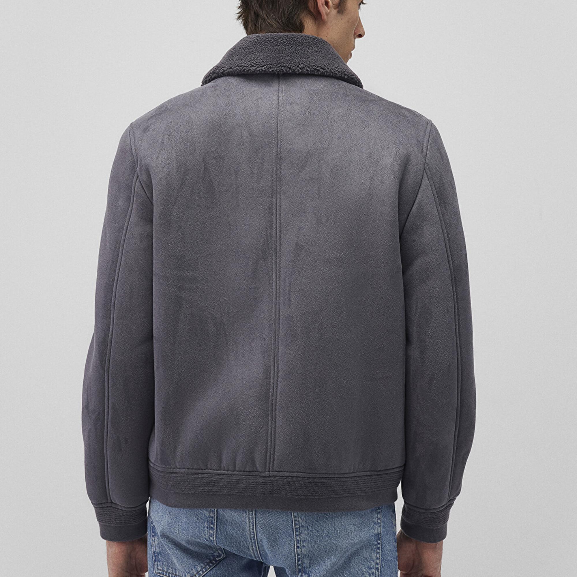 Mavi Lacivert Suni Deri Ceket Regular Fit / Normal Kesim 0110450-80776