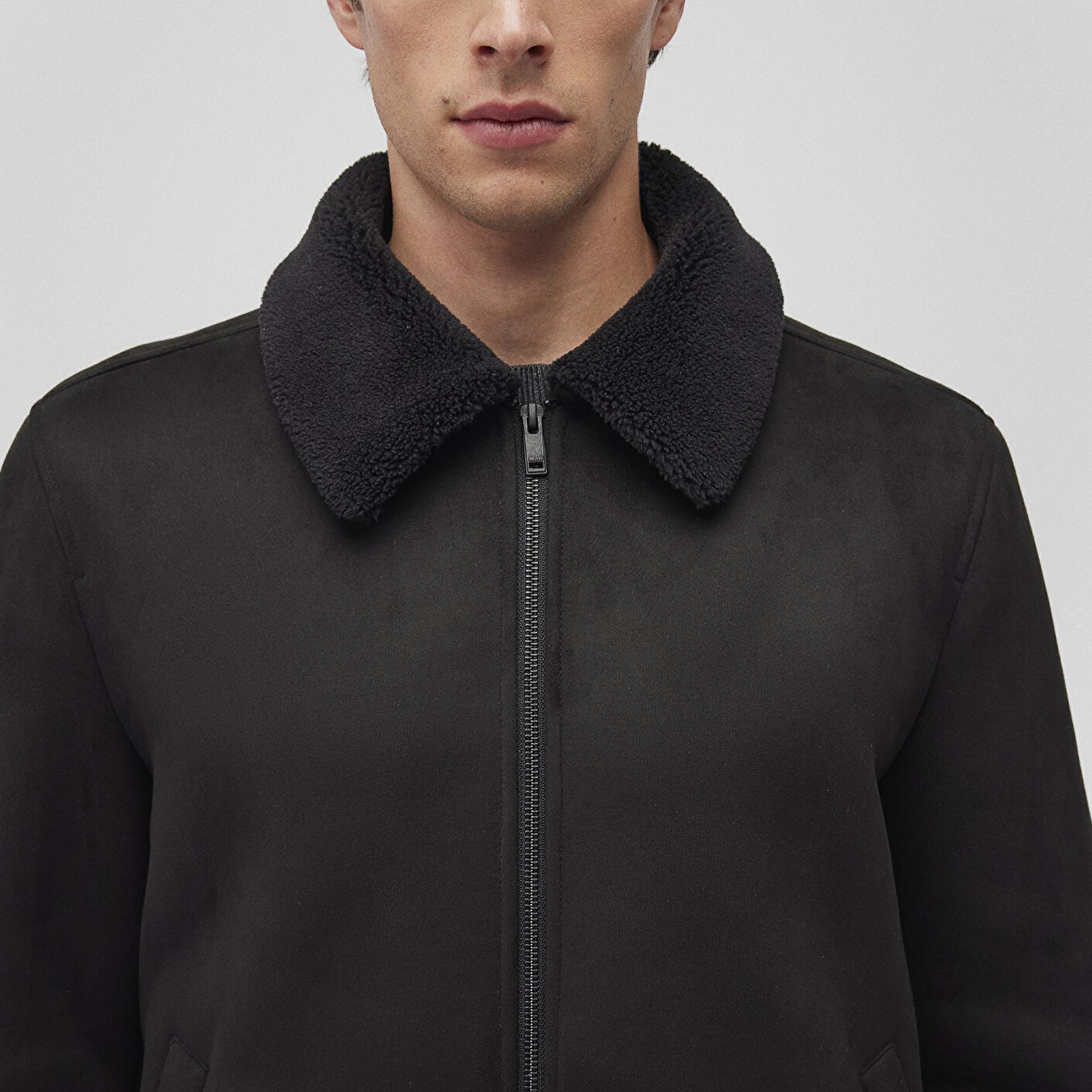 Mavi Siyah Suni Deri Ceket Regular Fit / Normal Kesim 0110450-900