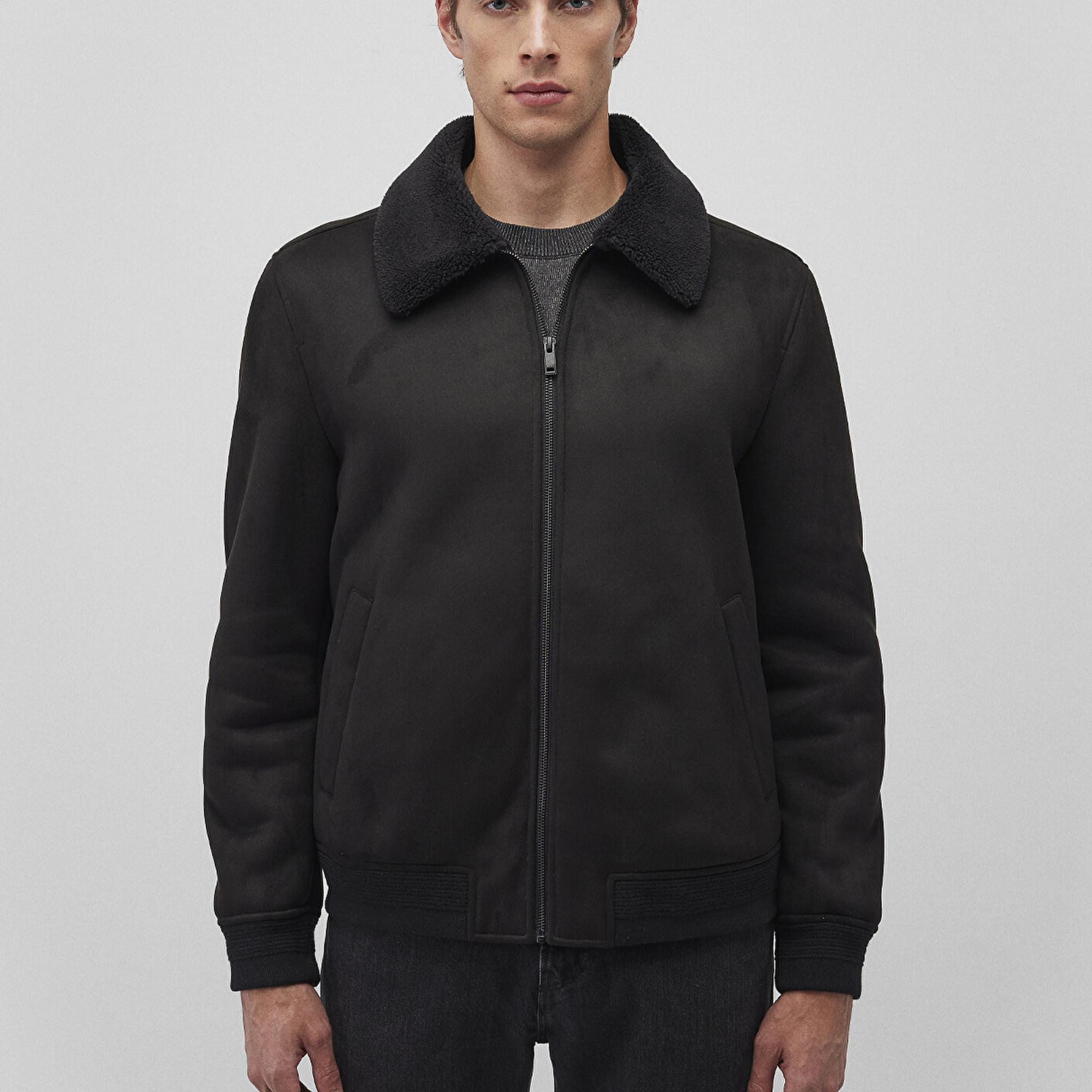 Mavi Siyah Suni Deri Ceket Regular Fit / Normal Kesim 0110450-900