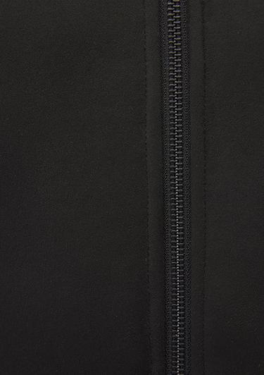  Mavi Siyah Suni Deri Ceket Regular Fit / Normal Kesim 0110450-900