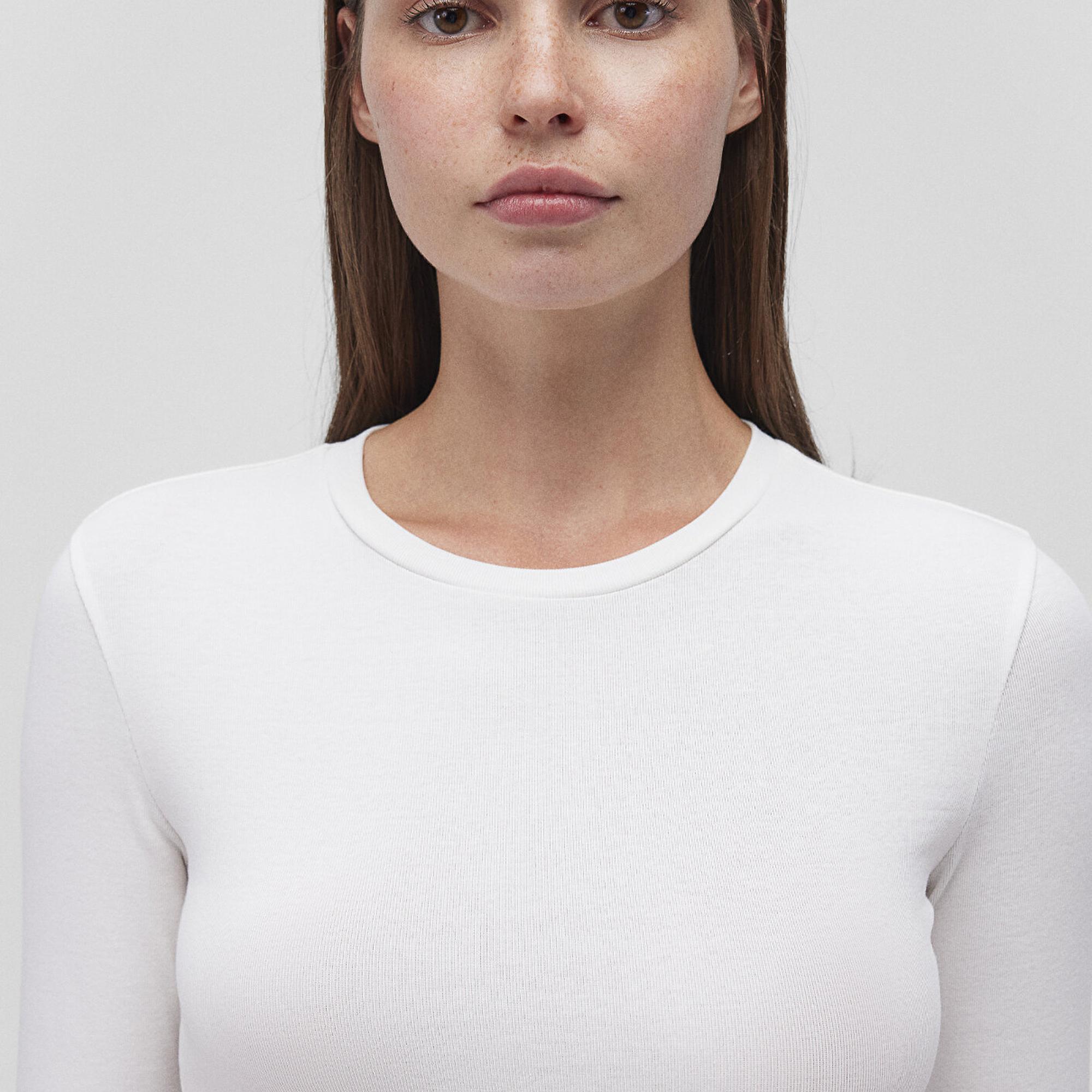 Mavi 2li Uzun Kollu Crop Basic Tişört Crop / Kısa Kesim 1613021-88467