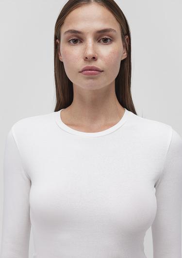  Mavi 2li Uzun Kollu Crop Basic Tişört Crop / Kısa Kesim 1613021-88467