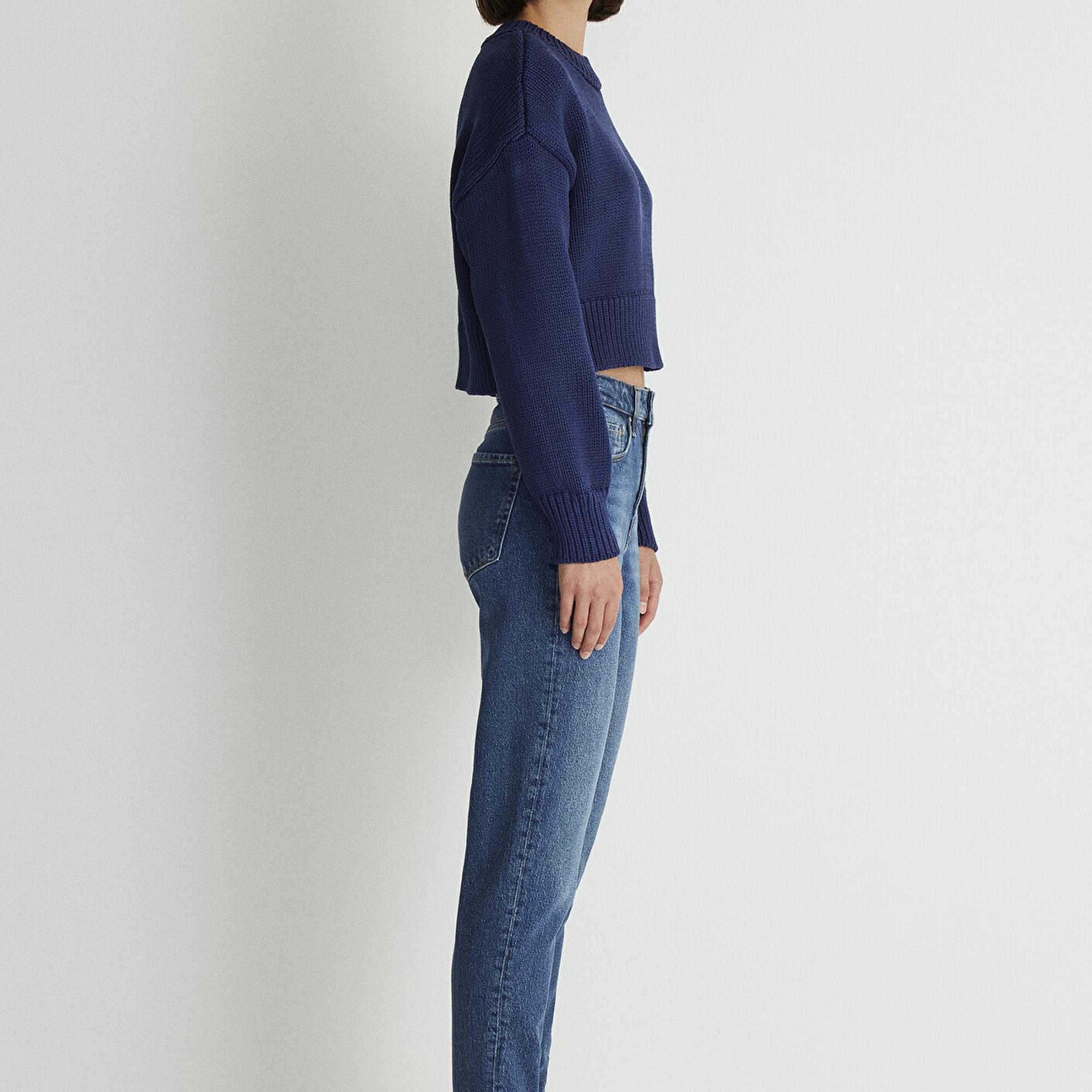 Mavi Cindy Classic Denim Gölgeli Koyu Mavi Jean Pantolon 100277-87925