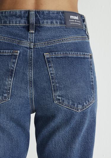 Mavi Cindy Classic Denim Gölgeli Koyu Mavi Jean Pantolon 100277-87925