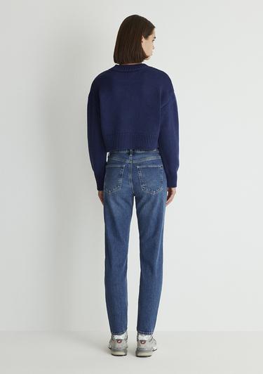  Mavi Cindy Classic Denim Gölgeli Koyu Mavi Jean Pantolon 100277-87925