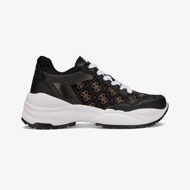  Guess Samra2 Logo Kadın Siyah Spor Ayakkabı