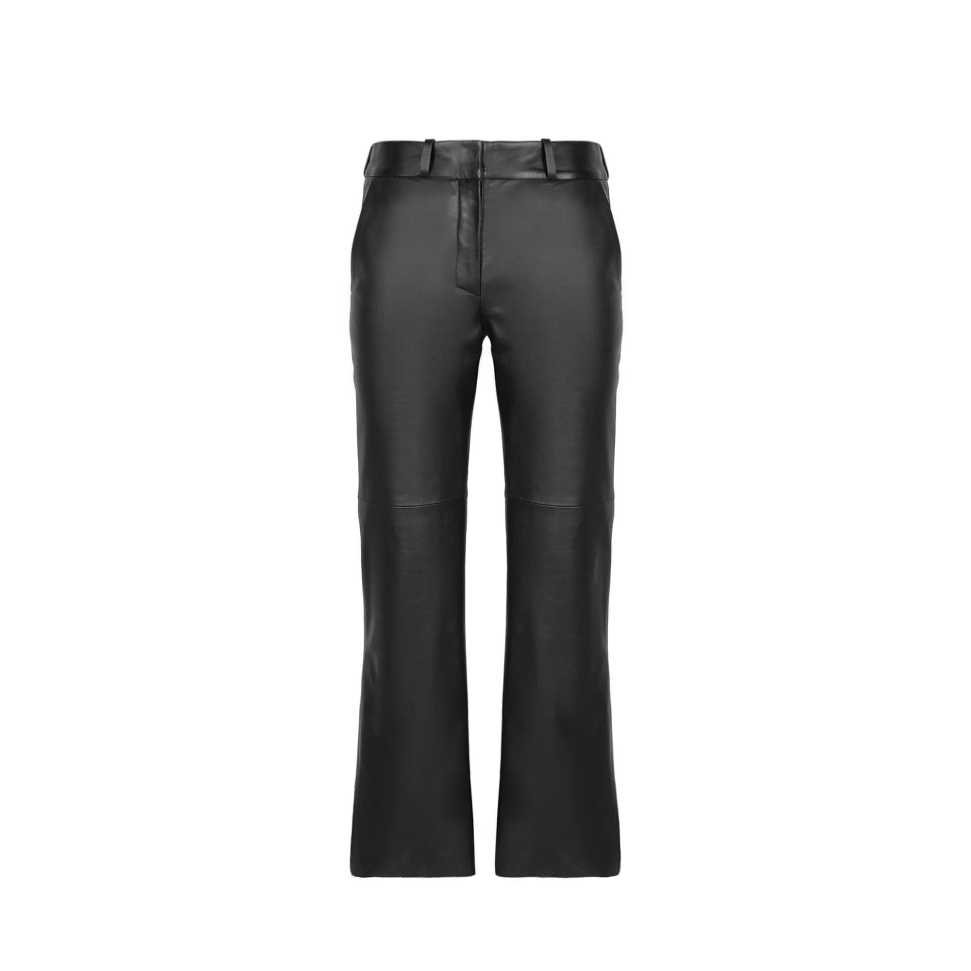 Algoma Siyah Kadın Deri Pantolon