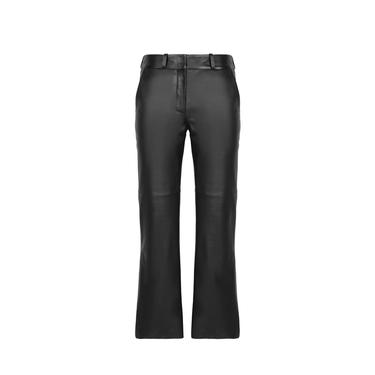  Algoma Siyah Kadın Deri Pantolon