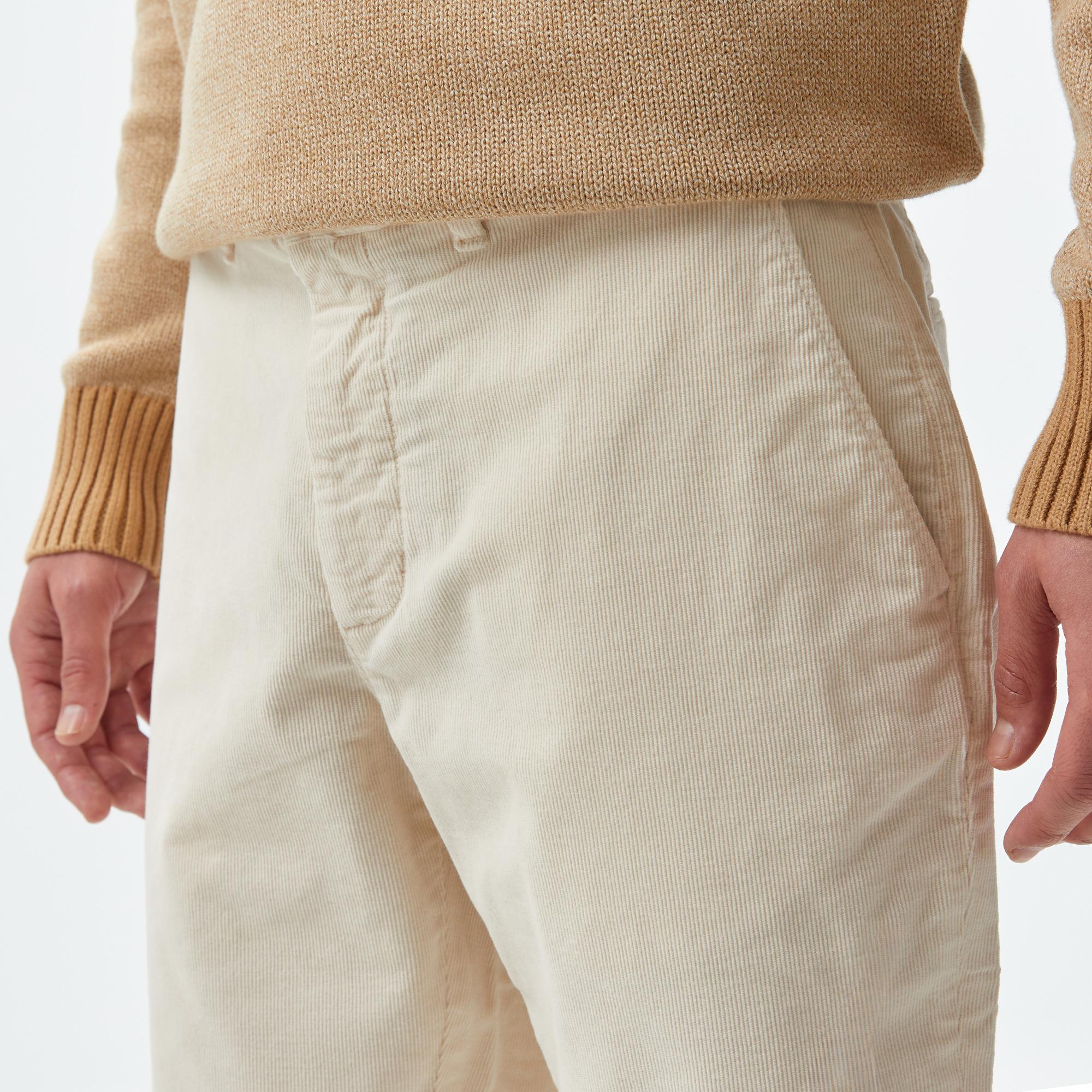 Tommy Hilfiger Denton Corduroy Gmd Erkek Bej Chino Pantolon