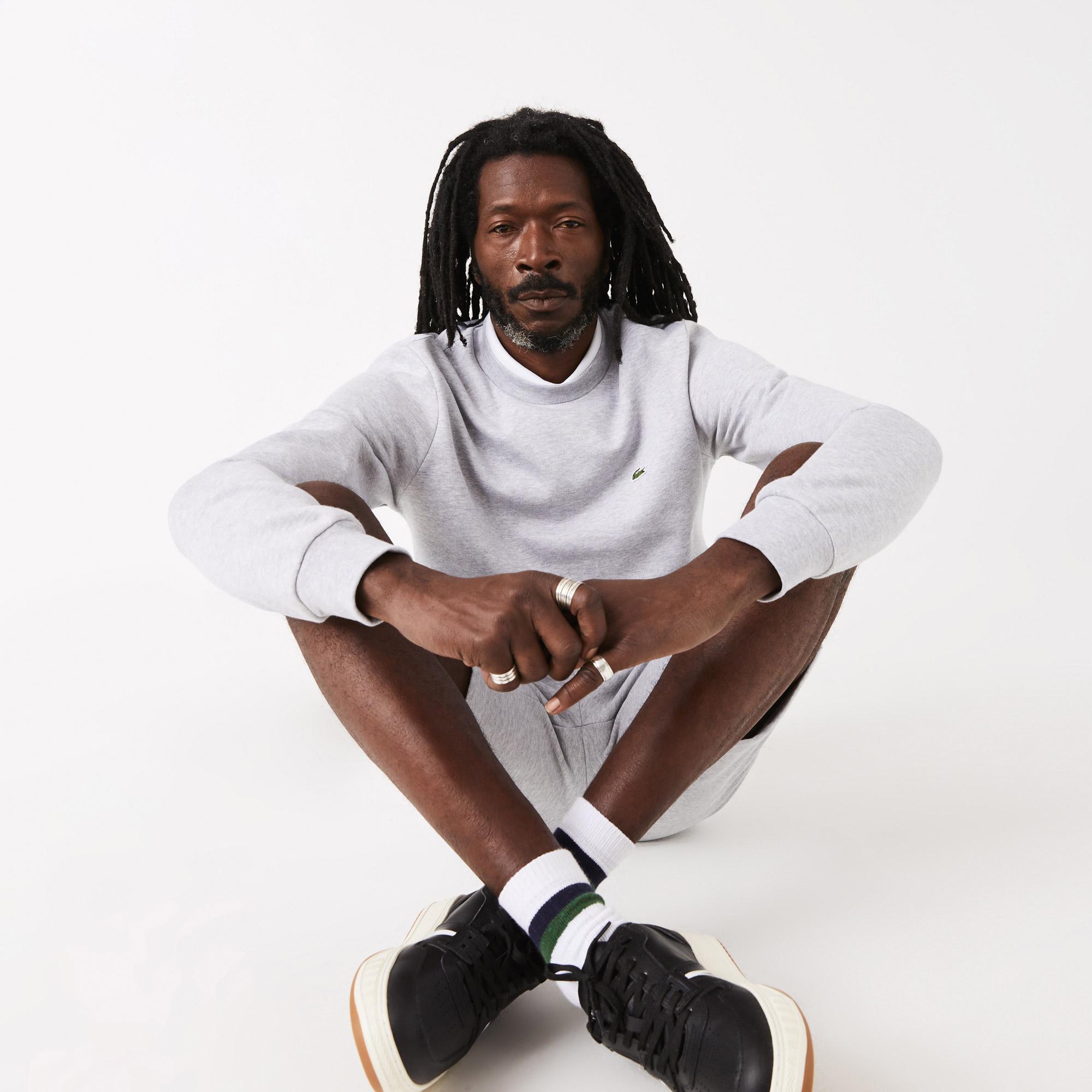 Lacoste Erkek Classic Fit Bisiklet Yaka Gri Sweatshirt