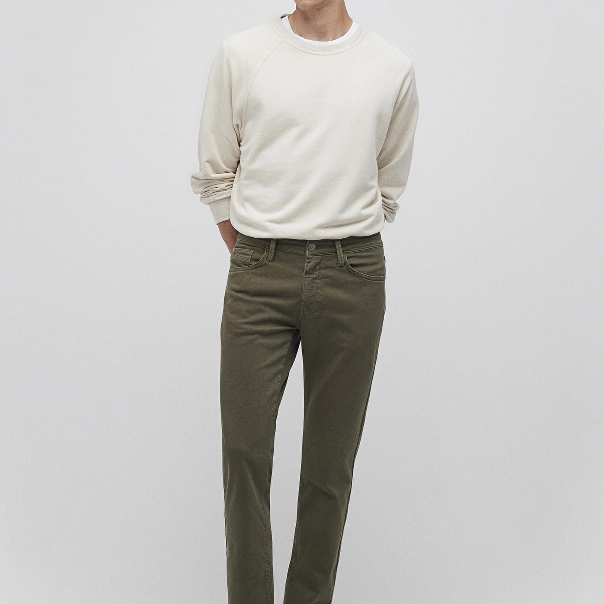 Mavi Martin Zeytin Yeşili Comfort Gabardin Pantolon 0037888046