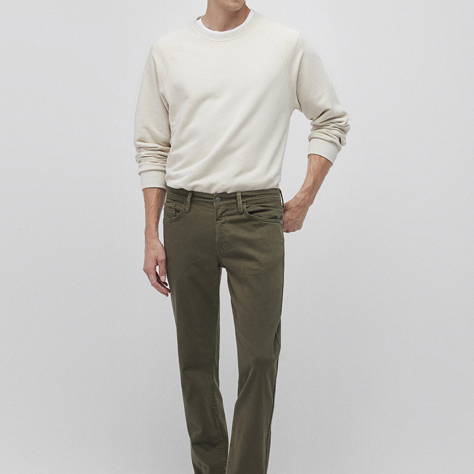 Mavi Martin Zeytin Yeşili Comfort Gabardin Pantolon 0037888046