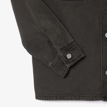  Lacoste Erkek Oversize Fit Gri Gömlek