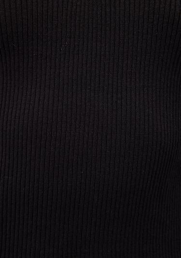  Mavi Yarı Fermuarlı Dik Yaka Siyah Kazak Fitted / Vücuda Oturan Kesim 1710519-900