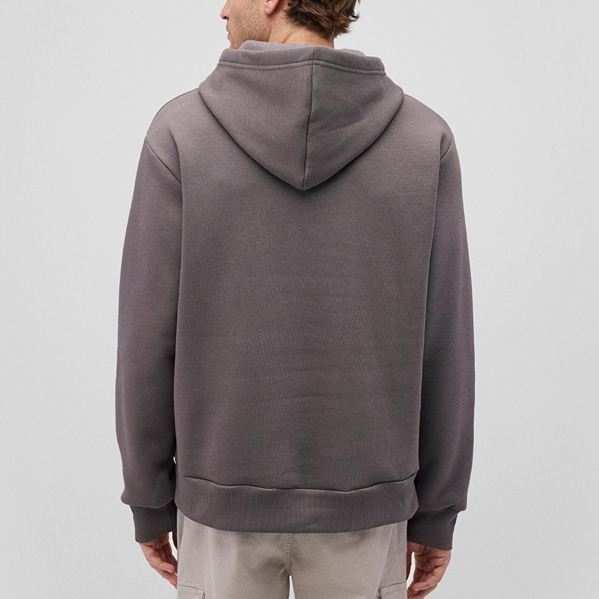 Mavi Kapüşonlu Antrasit Basic Sweatshirt 0S10275-70096