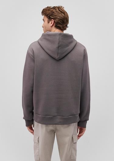  Mavi Kapüşonlu Antrasit Basic Sweatshirt 0S10275-70096