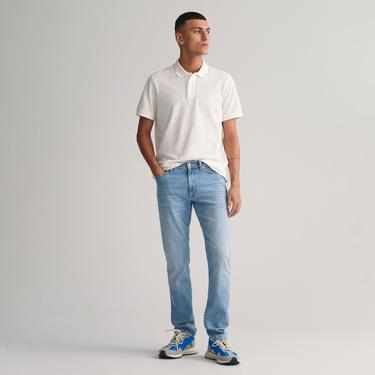  GANT Erkek Mavi Extra Slim Fit Jean Pantolon