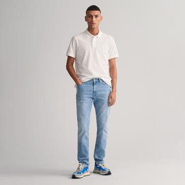  GANT Erkek Mavi Extra Slim Fit Jean Pantolon