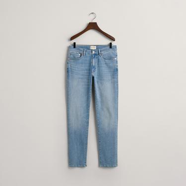  GANT Erkek Mavi Extra Slim Fit Jean Pantolon