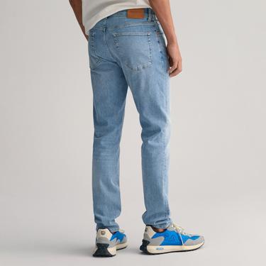  GANT Erkek Mavi Extra Slim Fit Jean Pantolon