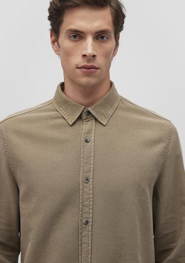  Mavi Kahverengi Gömlek Regular Fit / Normal Kesim 0211247-70360