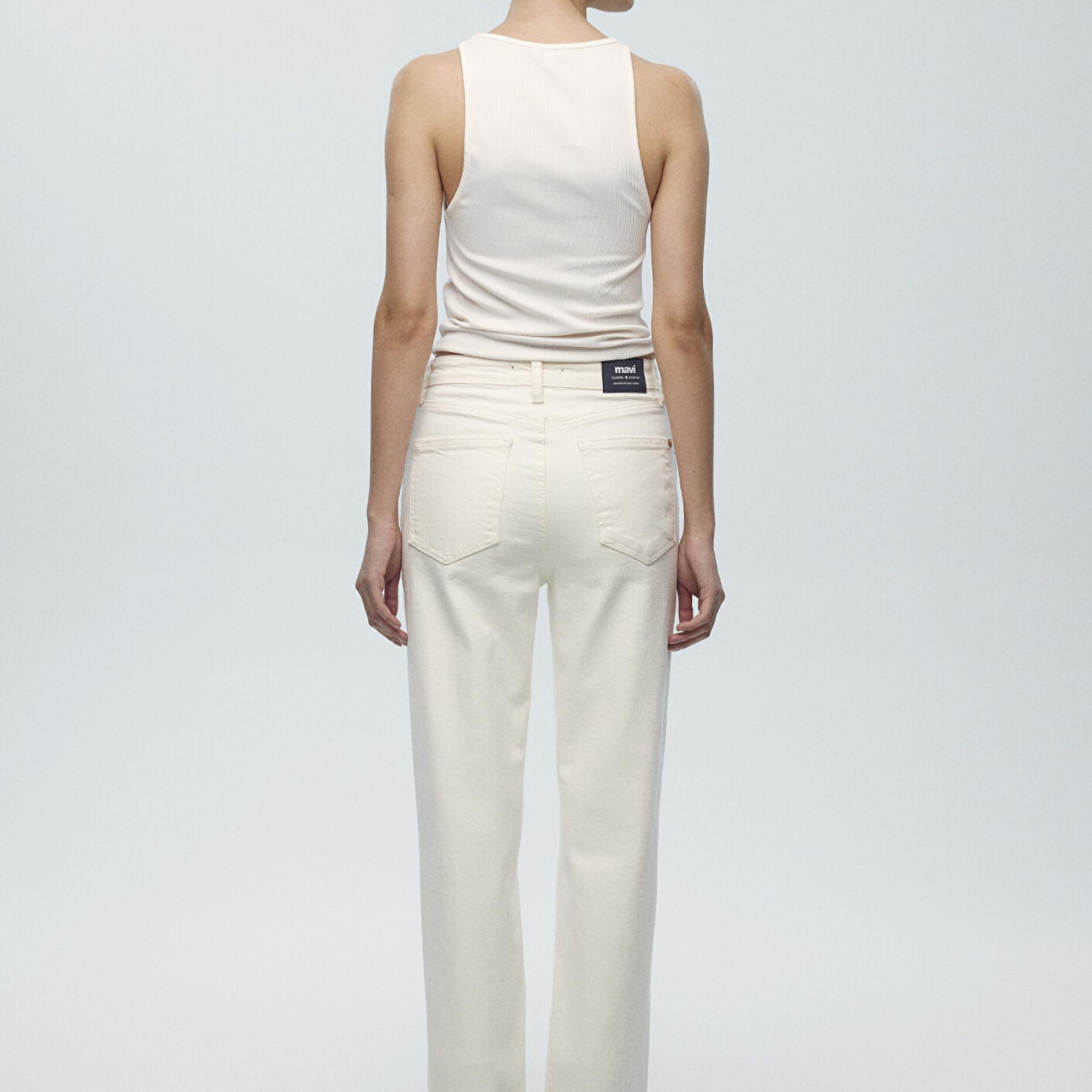 Mavi Sky Classic Denim Ekru Jean Pantolon 1010627-88689