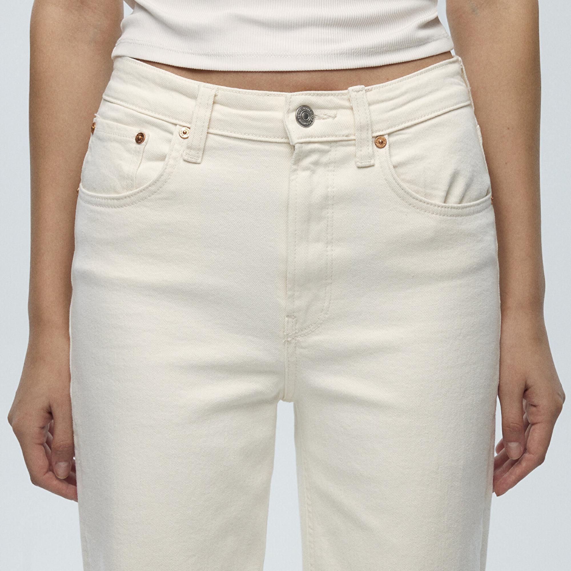 Mavi Sky Classic Denim Ekru Jean Pantolon 1010627-88689