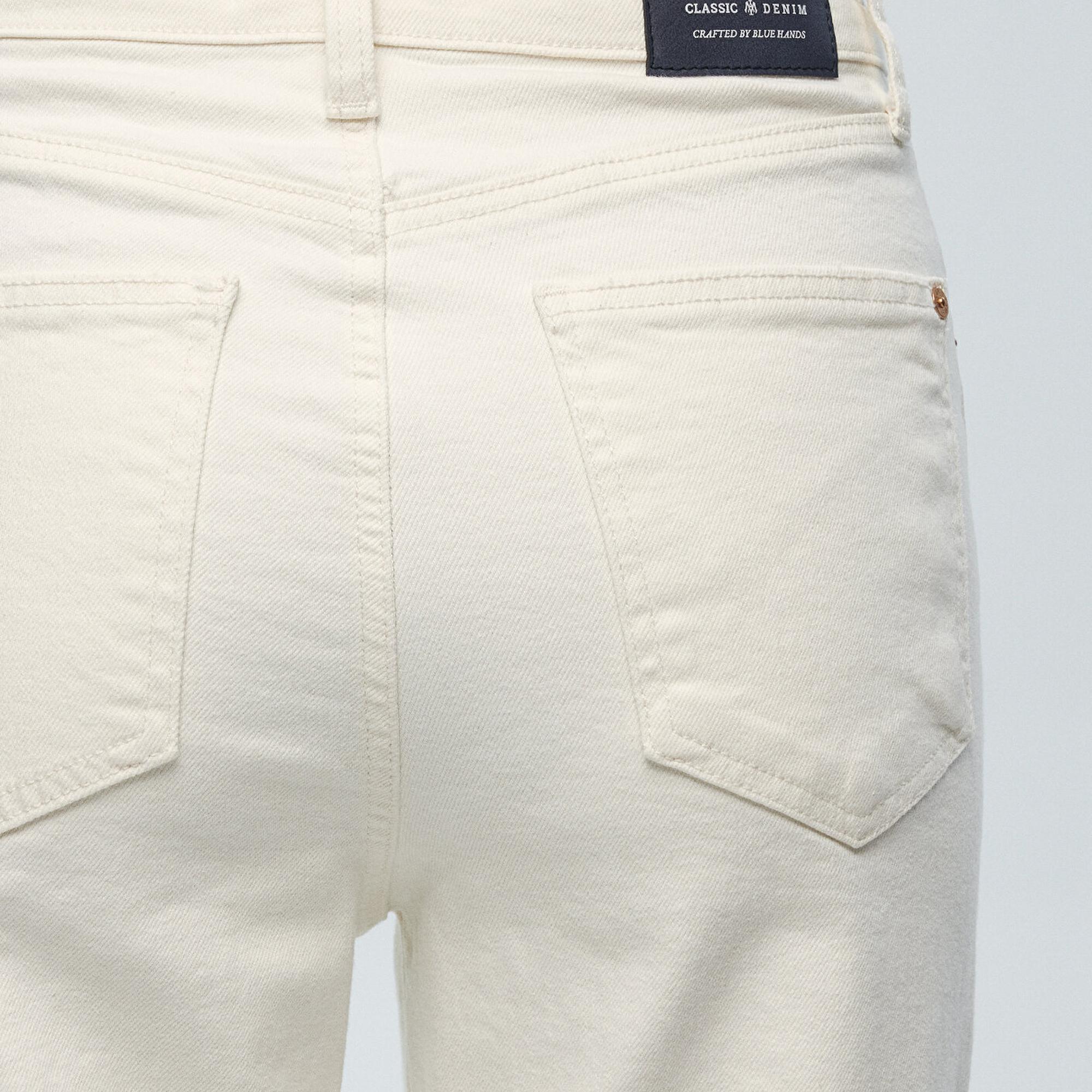 Mavi Sky Classic Denim Ekru Jean Pantolon 1010627-88689