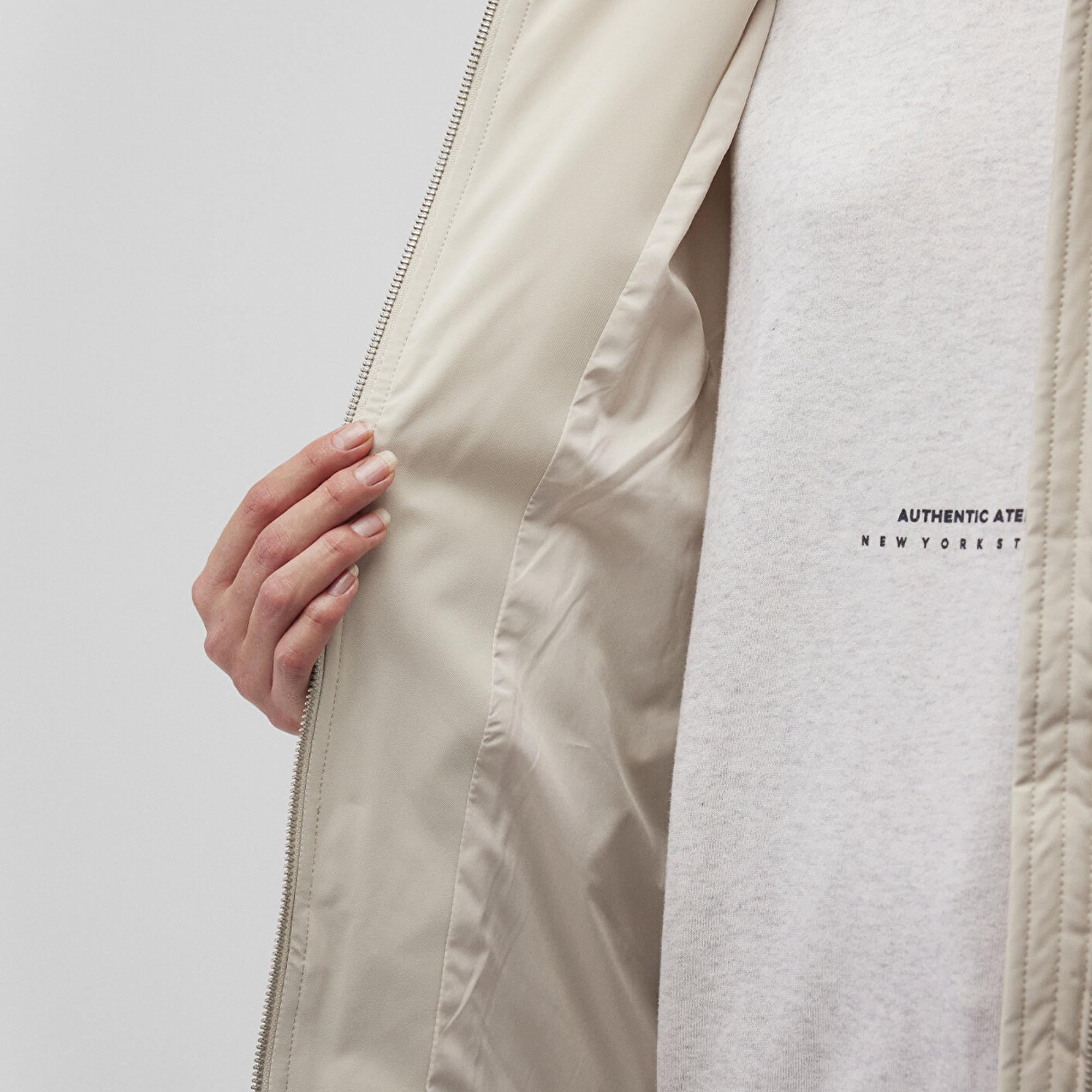 Mavi Kapüşonlu Bej Şişme Mont 1110445-70143