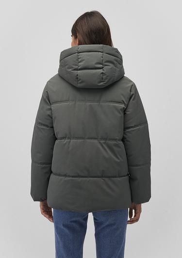  Mavi Kapüşonlu Yeşil Şişme Mont 1110445-71598