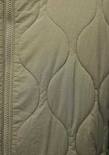  Mavi Kapüşonlu Yeşil Kapitone Ceket Regular Fit / Normal Kesim 0110380-71559