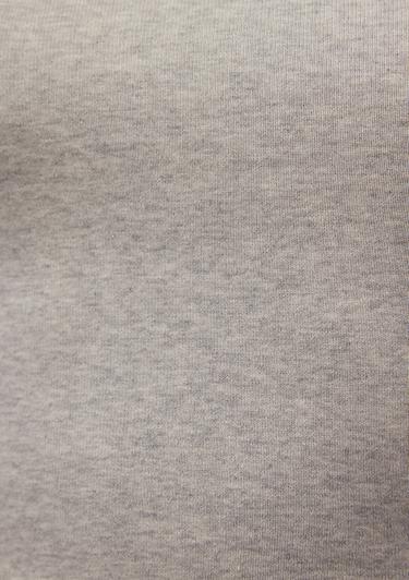  Mavi Uzun Kollu Gri Crop Basic Tişört Crop / Kısa Kesim 1612822-88467