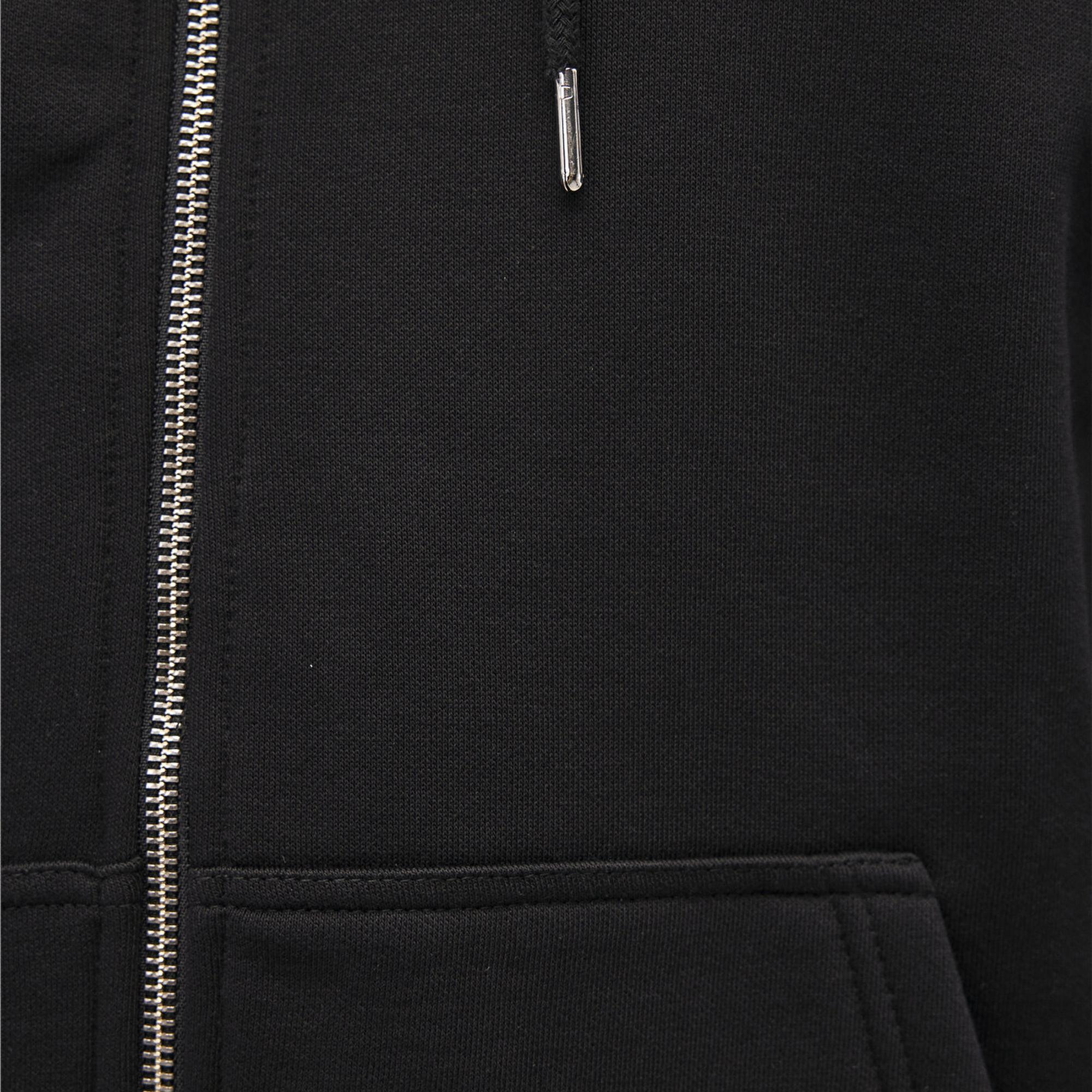 Mavi Kapüşonlu Fermuarlı Siyah Basic Sweatshirt 0S10277-900